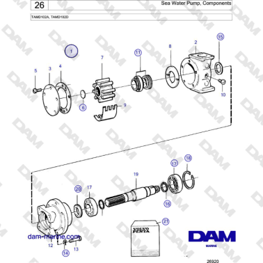 Volvo Penta TAMD102A,...
