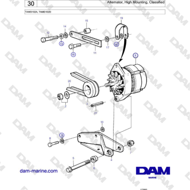 Volvo Penta TAMD102A,...