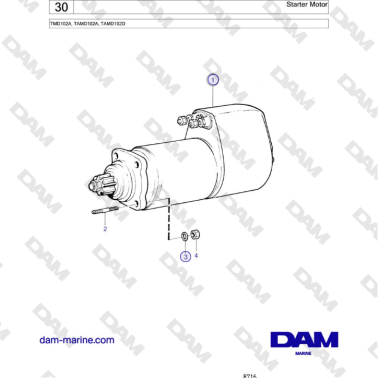 Volvo Penta TMD102A,...