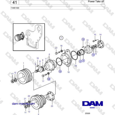 Volvo Penta TAMD102D - Toma...
