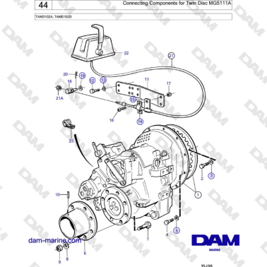 Volvo Penta TAMD102A,...