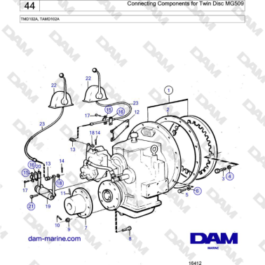 Volvo Penta TMD102A,...
