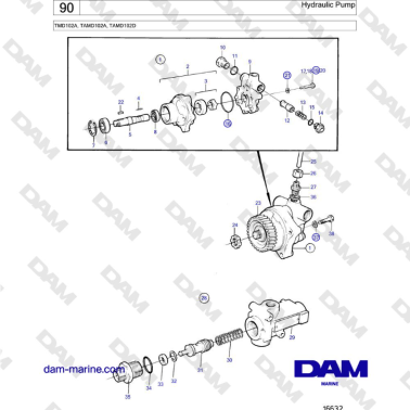 Volvo Penta TMD102A,...