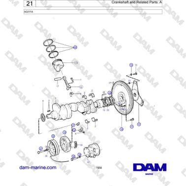 Volvo Penta AQ311A - Albero...