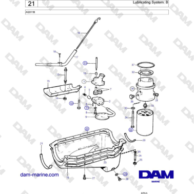 Volvo Penta AQ311B -...
