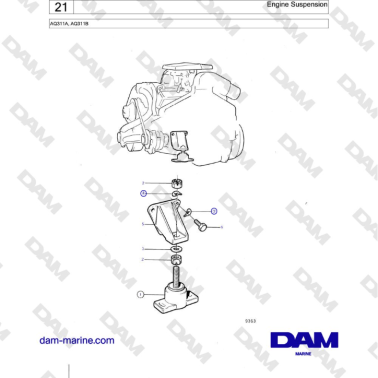 Volvo Penta AQ311A, AQ311B...