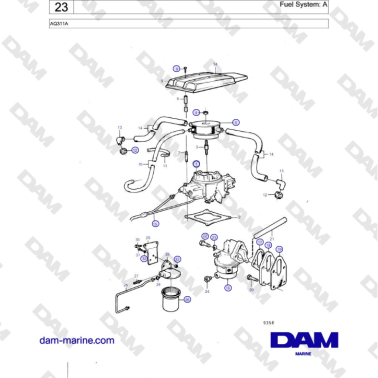 Volvo Penta AQ311A -...