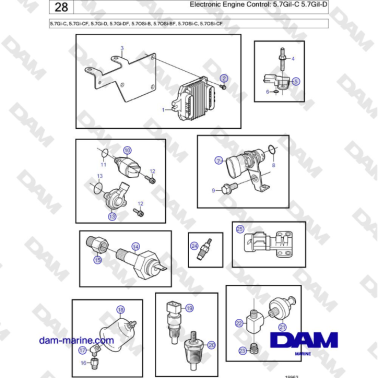 Volvo Penta 5.7L GI-C /...