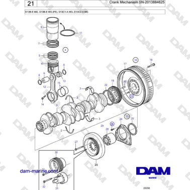 Volvo Penta D13B -...