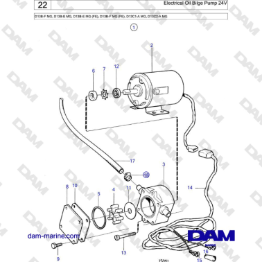 Volvo Penta D13B - Pompa di...