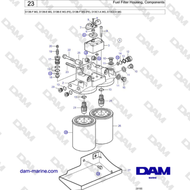 Volvo Penta D13B - Fuel...