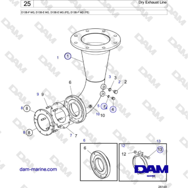 Volvo Penta D13B - Linea di...