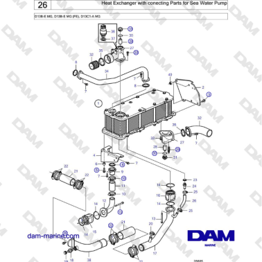 Volvo Penta D13B - Heat...