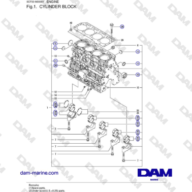 Yanmar 4JH45 / 4JH57 -...
