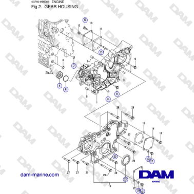 Yanmar 4JH45/4JH57 - GEAR...