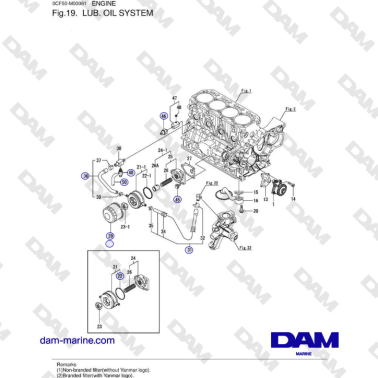 Yanmar 4JH45/4JH57 - OIL...