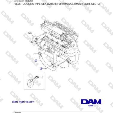 Yanmar 4JH45/4JH57 - TUBO...