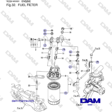 Yanmar 4JH45/4JH57 - FUEL...