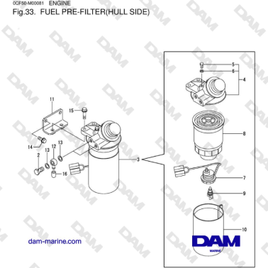 Yanmar 4JH45/4JH57 - FUEL...