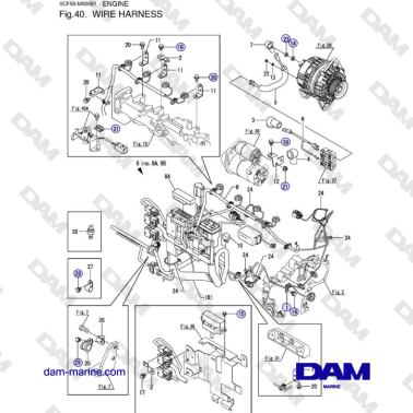 Yanmar 4JH45/4JH57 - WIRE...