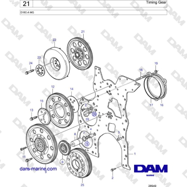 Volvo Penta D16C-A MG -...