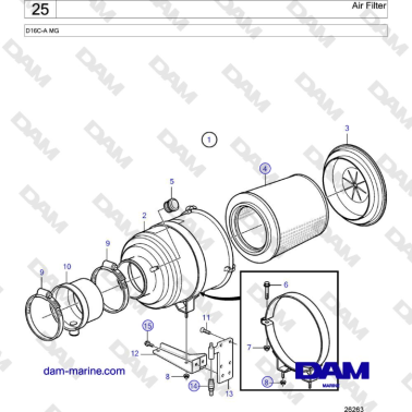 Volvo Penta D16C-A MG - Air...