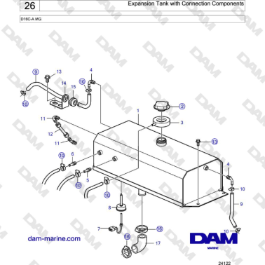 Volvo Penta D16C-A MG -...