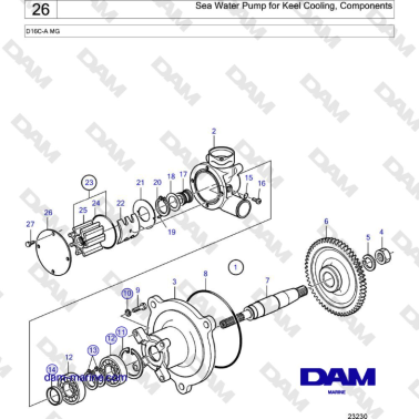 Volvo Penta D16C-A MG - Kit...