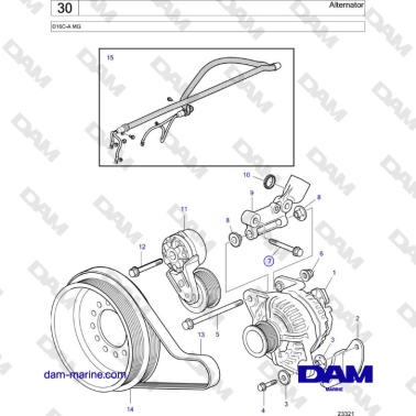 Volvo Penta D16C-A MG -...