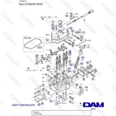 Yanmar 2QM15 - TESTATA...