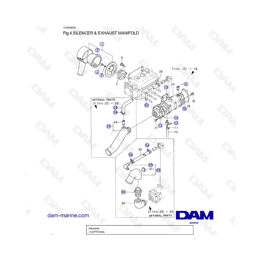 KIT ANODES ALU PLAQUETTES @2 HONDA BF8-50HP