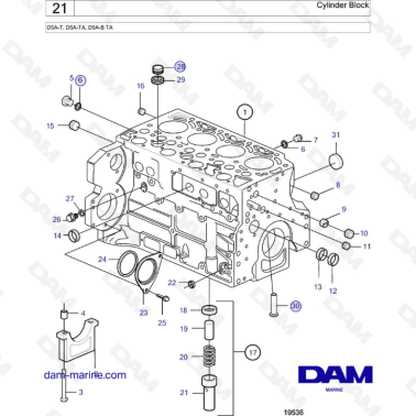 Volvo Penta D5A-T, D5A-TA,...