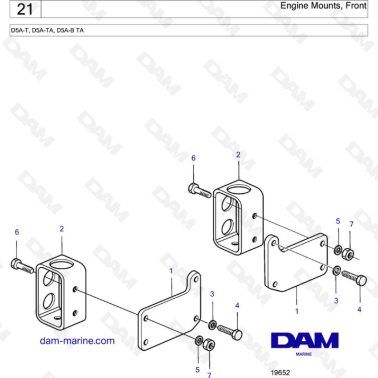 Volvo Penta D5A-T, D5A-TA,...