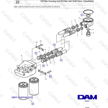 Volvo Penta D5A-T, D5A-TA,...