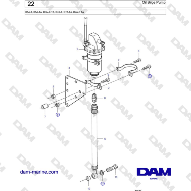 Volvo Penta D5A-T, D5A-TA,...