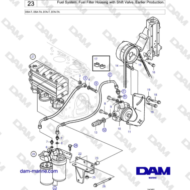 Volvo Penta D5A-T, D5A-TA,...