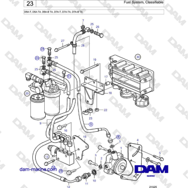 Volvo Penta D5A-T, D5A-TA,...