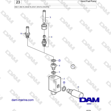 Volvo Penta D5A-T, D5A-TA,...