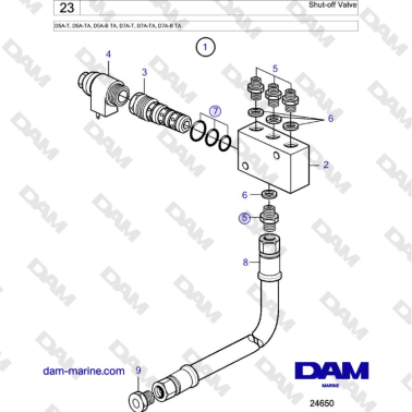 Volvo Penta D5A-T, D5A-TA,...