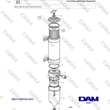 Volvo Penta D5A-T, D5A-TA,...