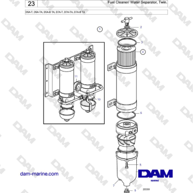 Volvo Penta D5A-T, D5A-TA,...