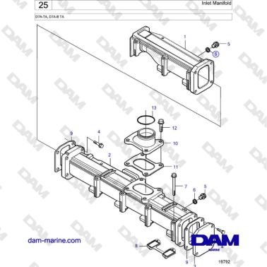 Volvo Penta D7A-TA, D7A-B...