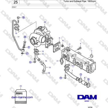 Volvo Penta D5A-T - Turbo...