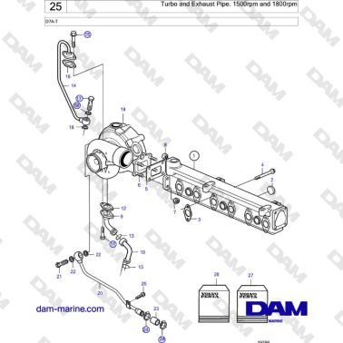 Volvo Penta D7A-T - Turbo e...