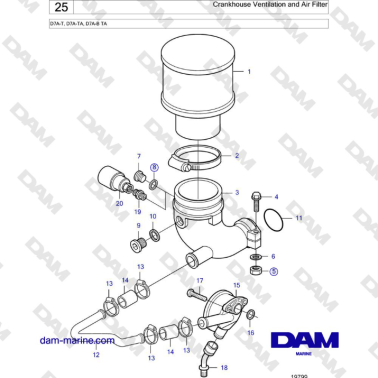 Volvo Penta D7A-T, D7A-TA,...