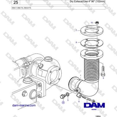 Volvo Penta D5A-T, D5A-TA,...