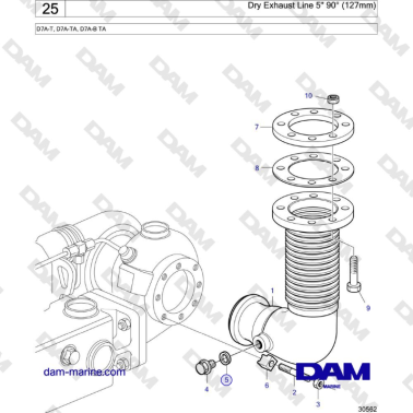 Volvo Penta D7A-T, D7A-TA,...