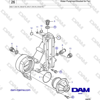 Volvo Penta D5A-T, D5A-TA,...