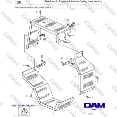Volvo Penta D5A-T, D5A-TA,...