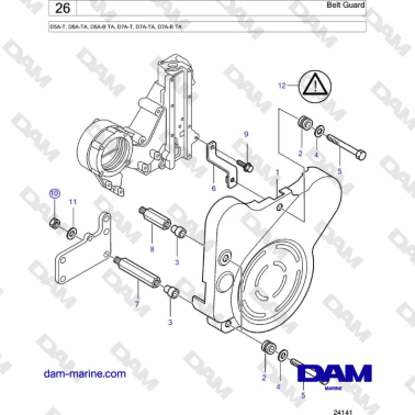 Volvo Penta D5A-T, D5A-TA,...
